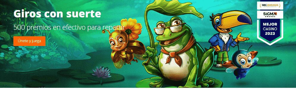 Giros con suerte de Betsson casino online